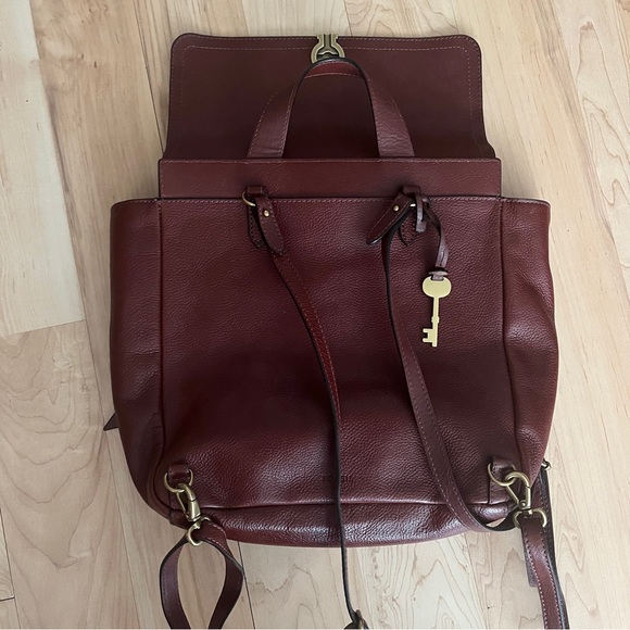 Leather Fossil Backpack - Picture 3 of 6